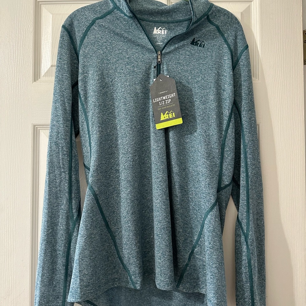 NWT REI Dri-Fit quarter zip